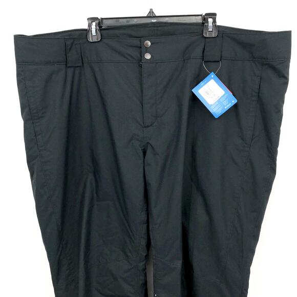 COLUMBIA Women's Bugaboo Snow Pants 3X Black Omni Heat Tech Waterproof NWT - Picture 7 of 12